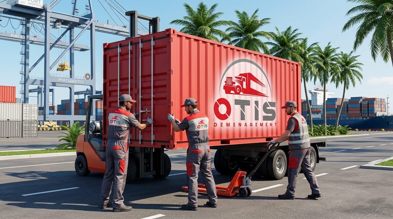 Déménagement maritime Outre-Mer conteneur
